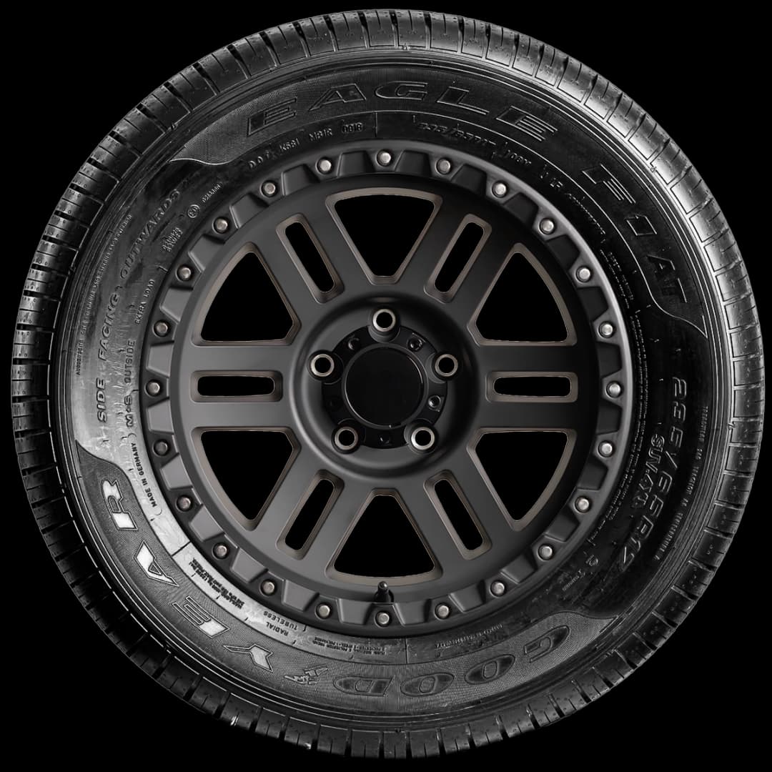 Goodyear Eagle F1 Asymmetric SUV AT 17" side tire