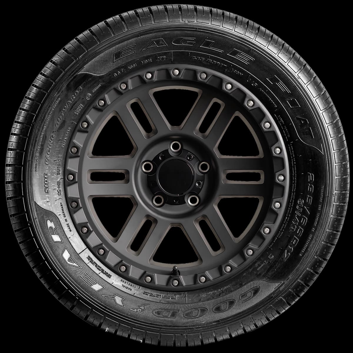 Goodyear Eagle F1 Asymmetric SUV AT 17" side tire