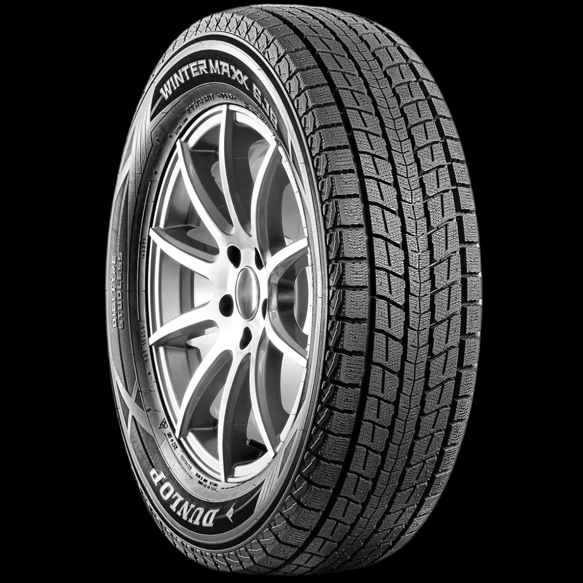 Dunlop Winter Maxx SJ8 17" angled tire