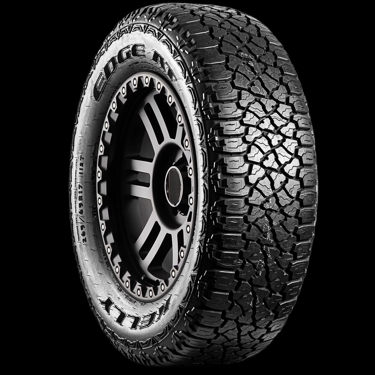 Kelly Edge All Terrain (Kelly is a Goodyear Brand) 17" angled tire