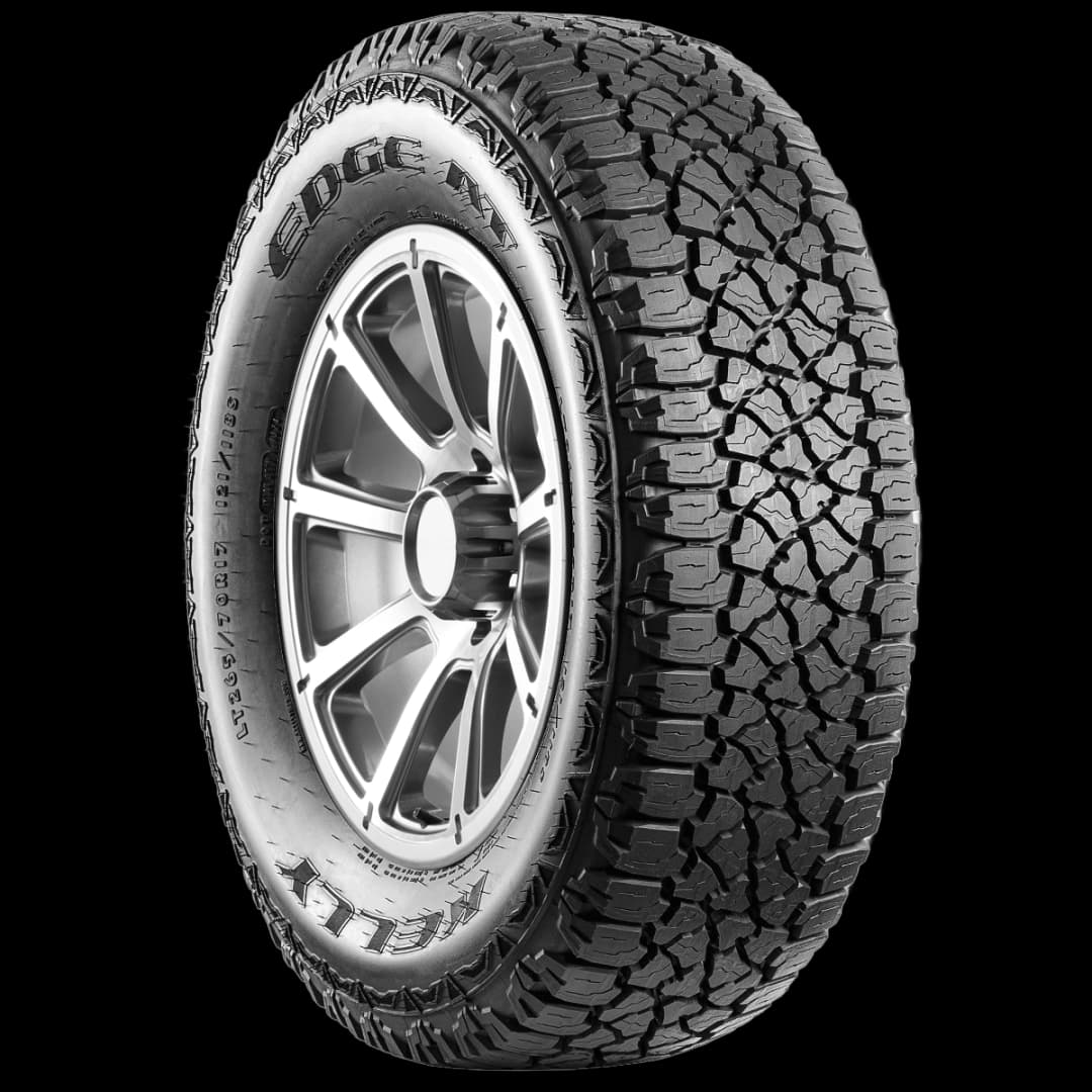 Kelly Edge All Terrain (Kelly is a Goodyear Brand) 17" angled tire