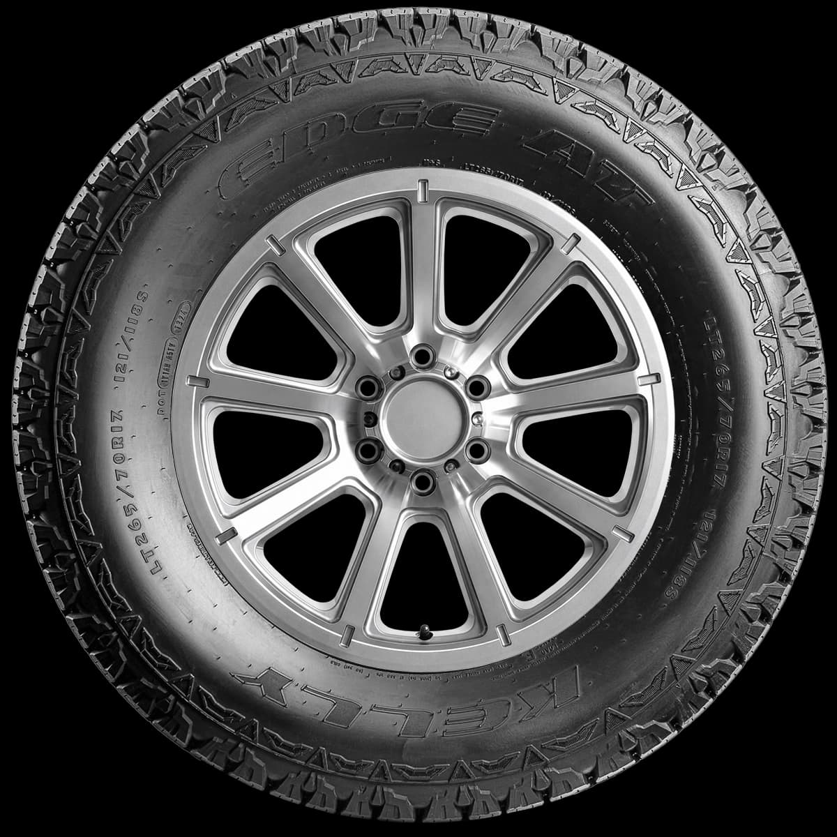 Kelly Edge All Terrain (Kelly is a Goodyear Brand) 17" side tire