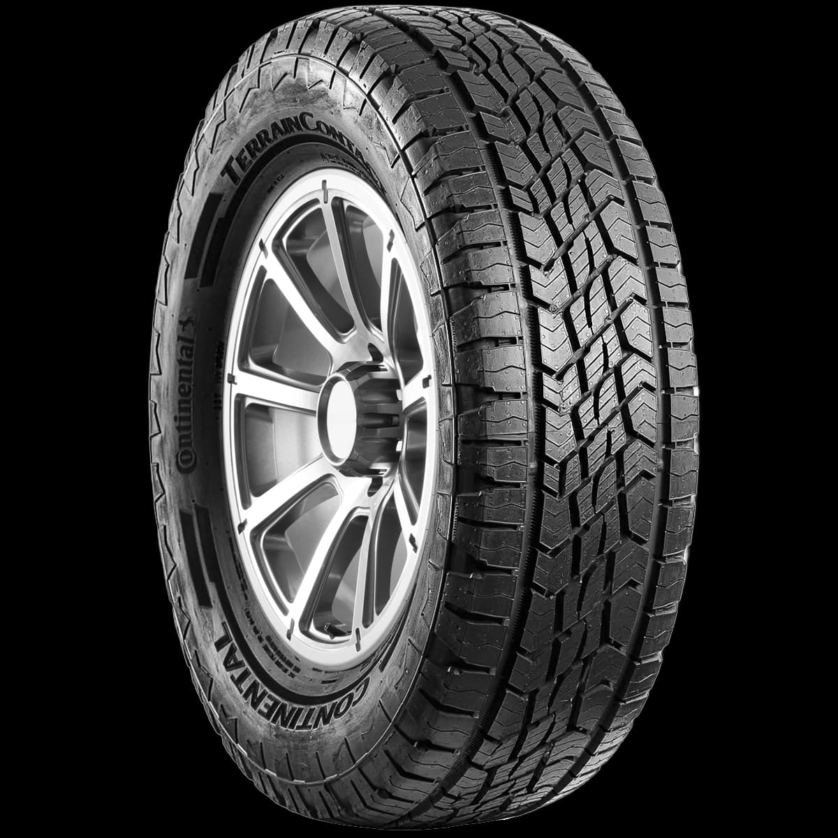 Continental TerrainContact A/T 17" angled tire
