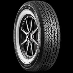 Vogue Classic White 17" angled tire