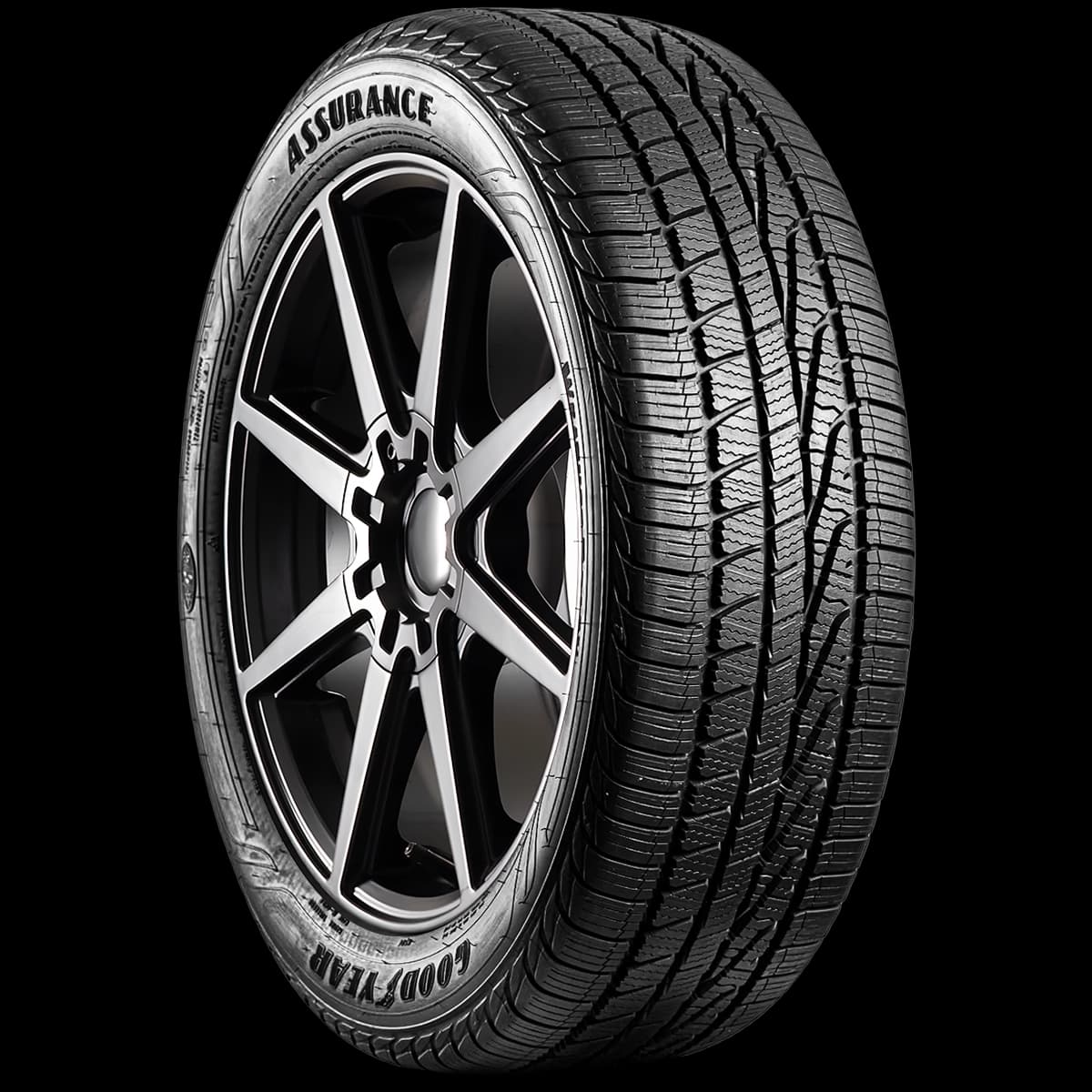 Goodyear Assurance WeatherReady 20" angled tire