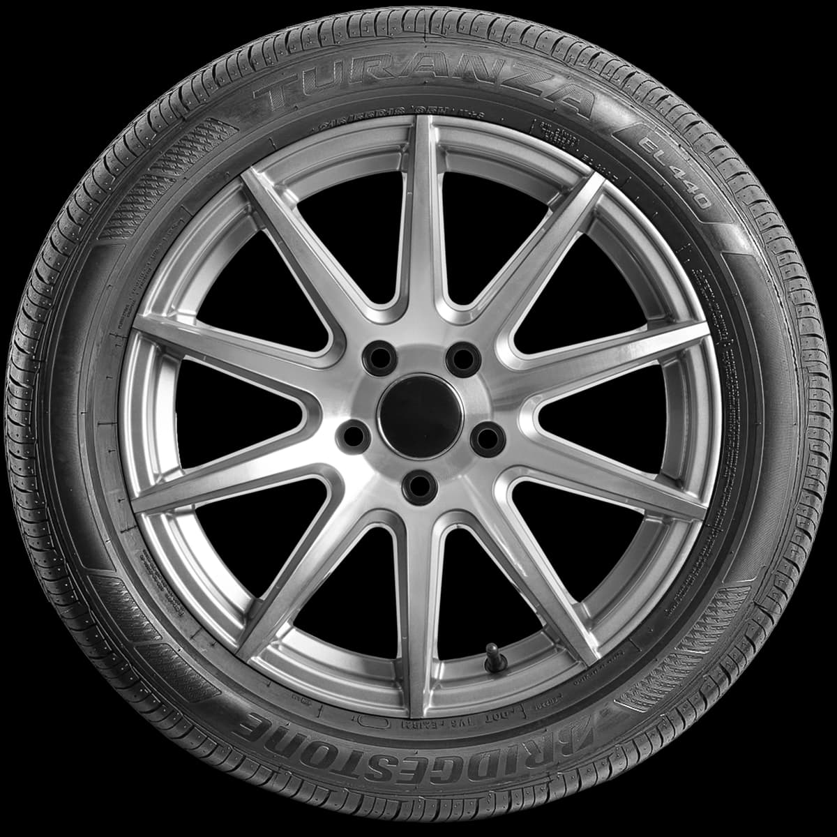 Bridgestone Turanza EL440 17" side tire