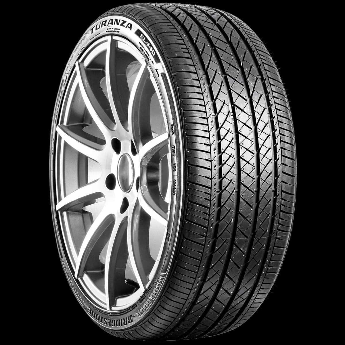 Bridgestone Turanza EL440 20" angled tire