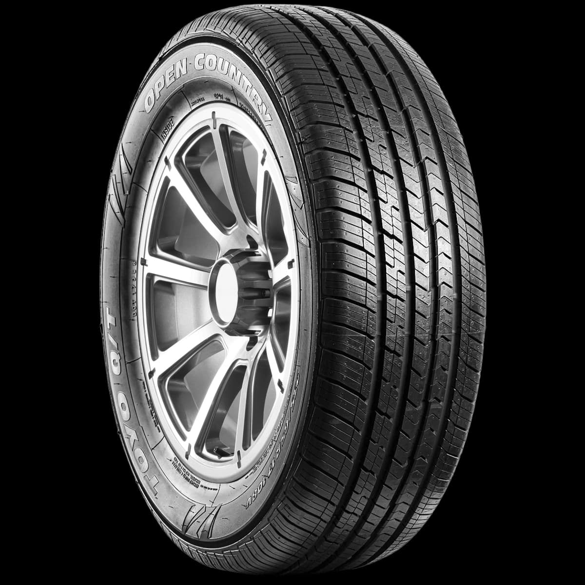 Toyo Open Country QT 17" angled tire