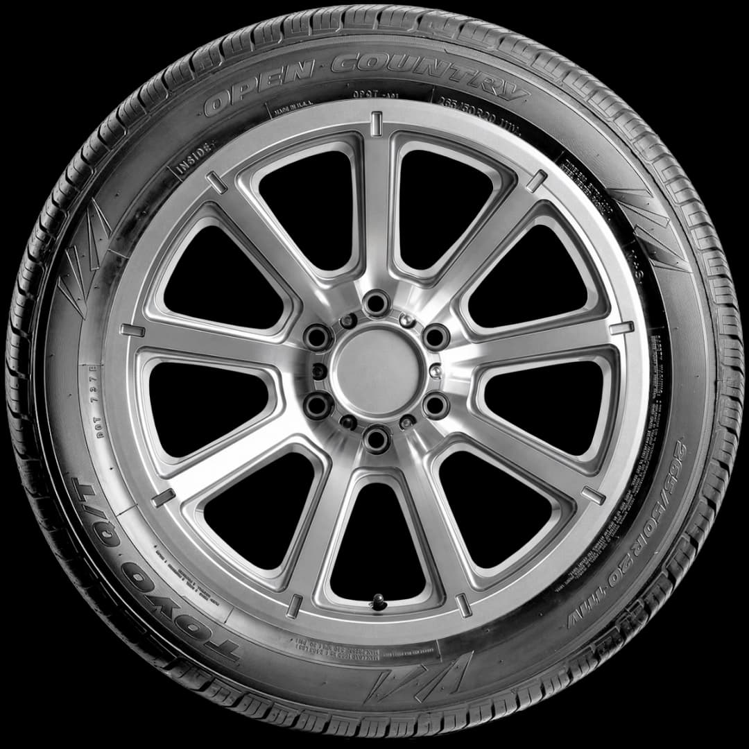 Toyo Open Country QT 20" side tire