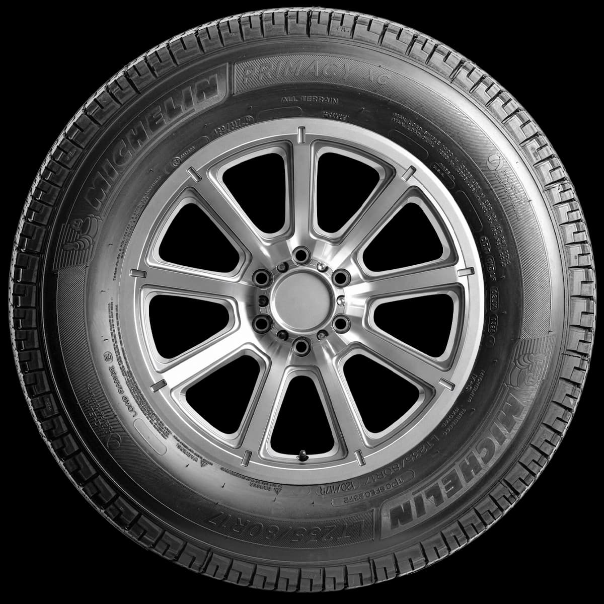 Michelin Primacy XC 17" side tire