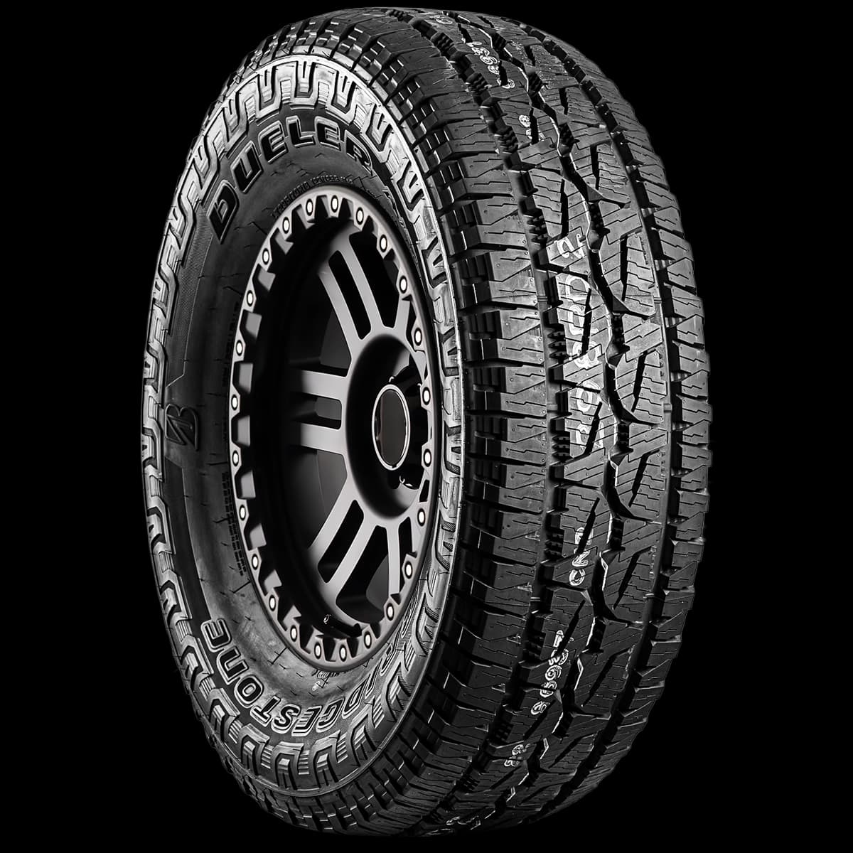 Bridgestone Dueler A/T Revo 3 17" angled tire