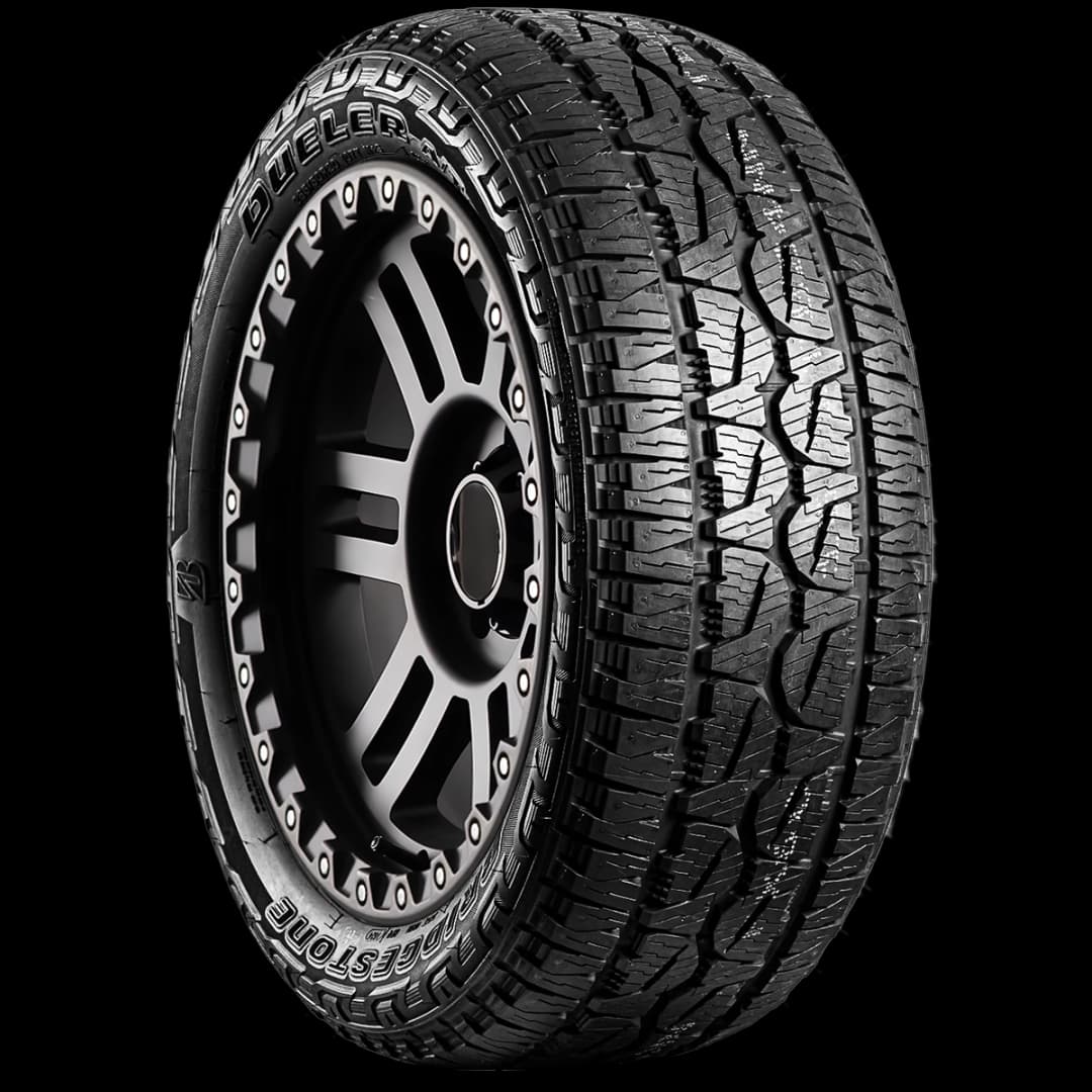 Bridgestone Dueler A/T Revo 3 20" angled tire