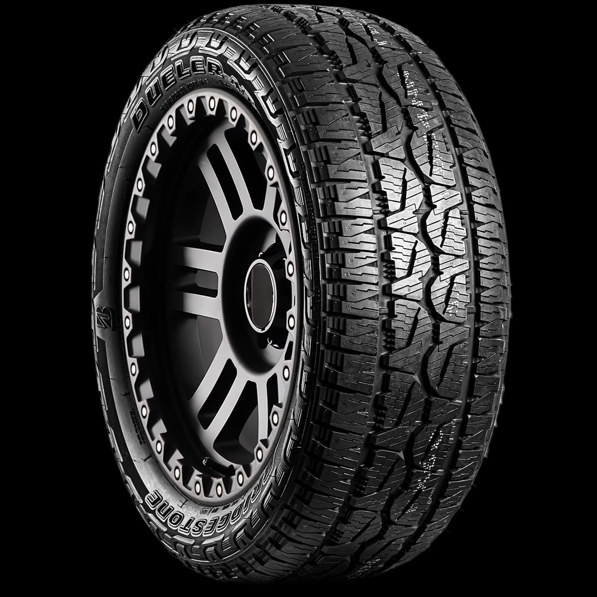 Bridgestone Dueler A/T Revo 3 20" angled tire