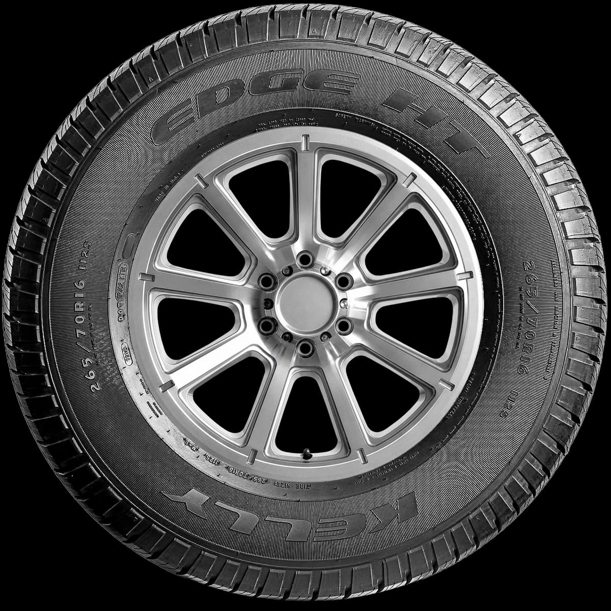 Kelly Edge HT (Kelly is a Goodyear Brand) 17" side tire