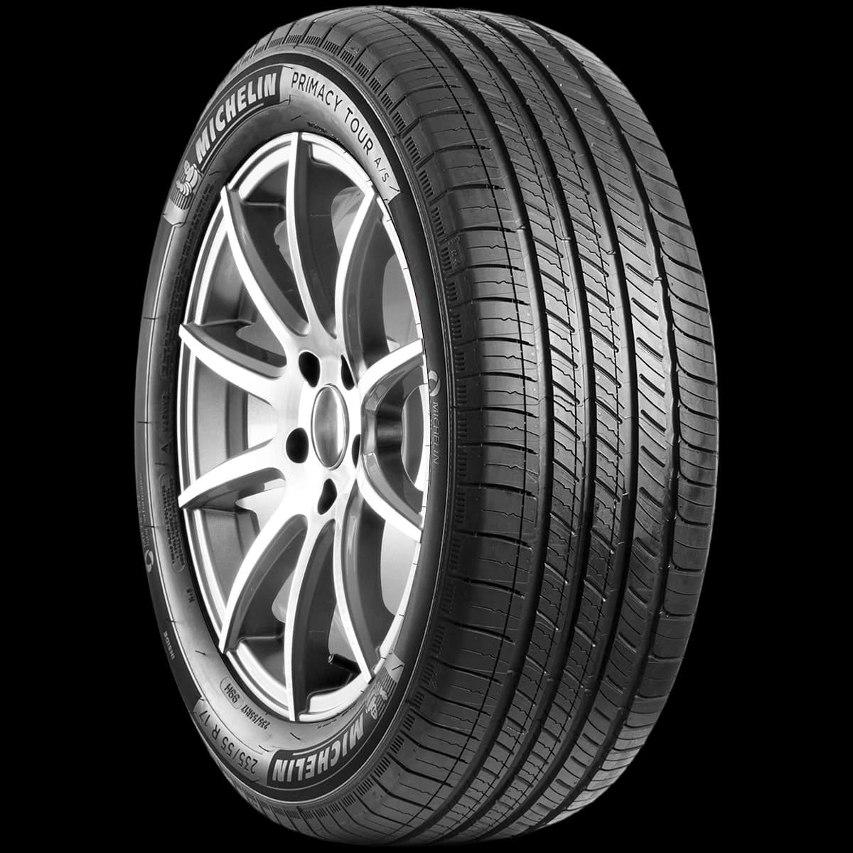 Michelin Primacy Tour AS 17" angled tire