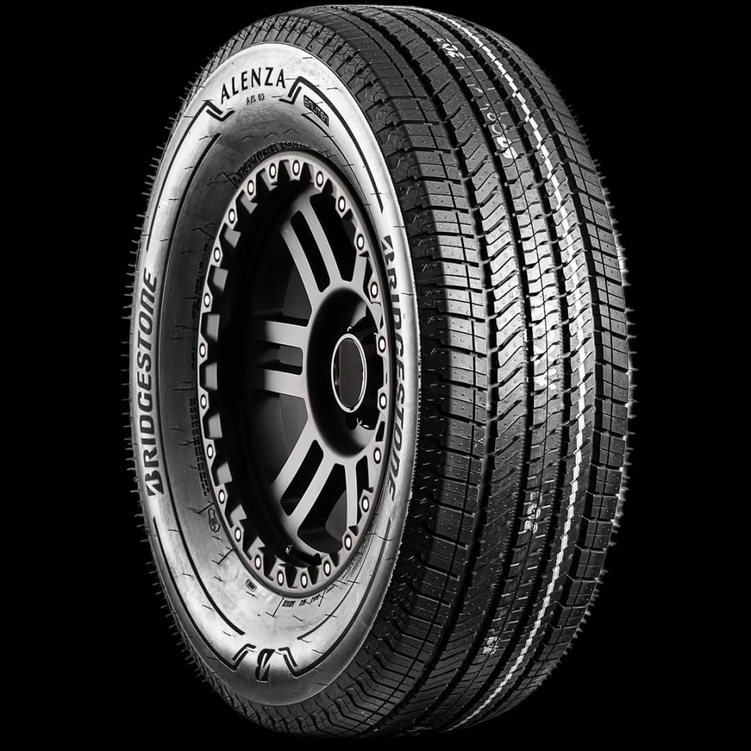 Bridgestone Alenza AS 02 17" angled tire