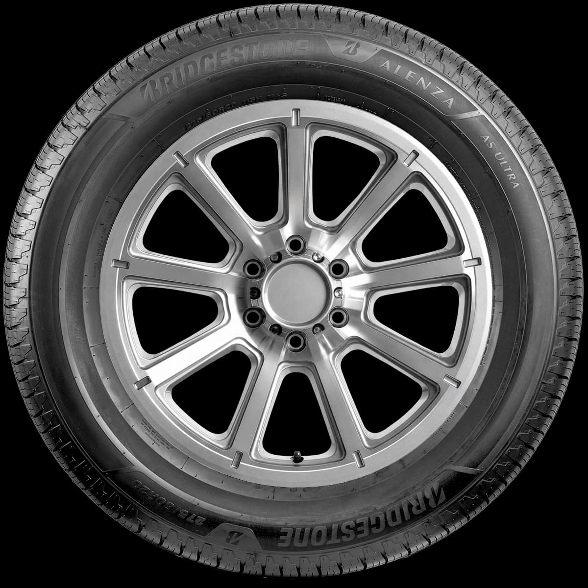 Bridgestone Alenza AS 02 20" side tire