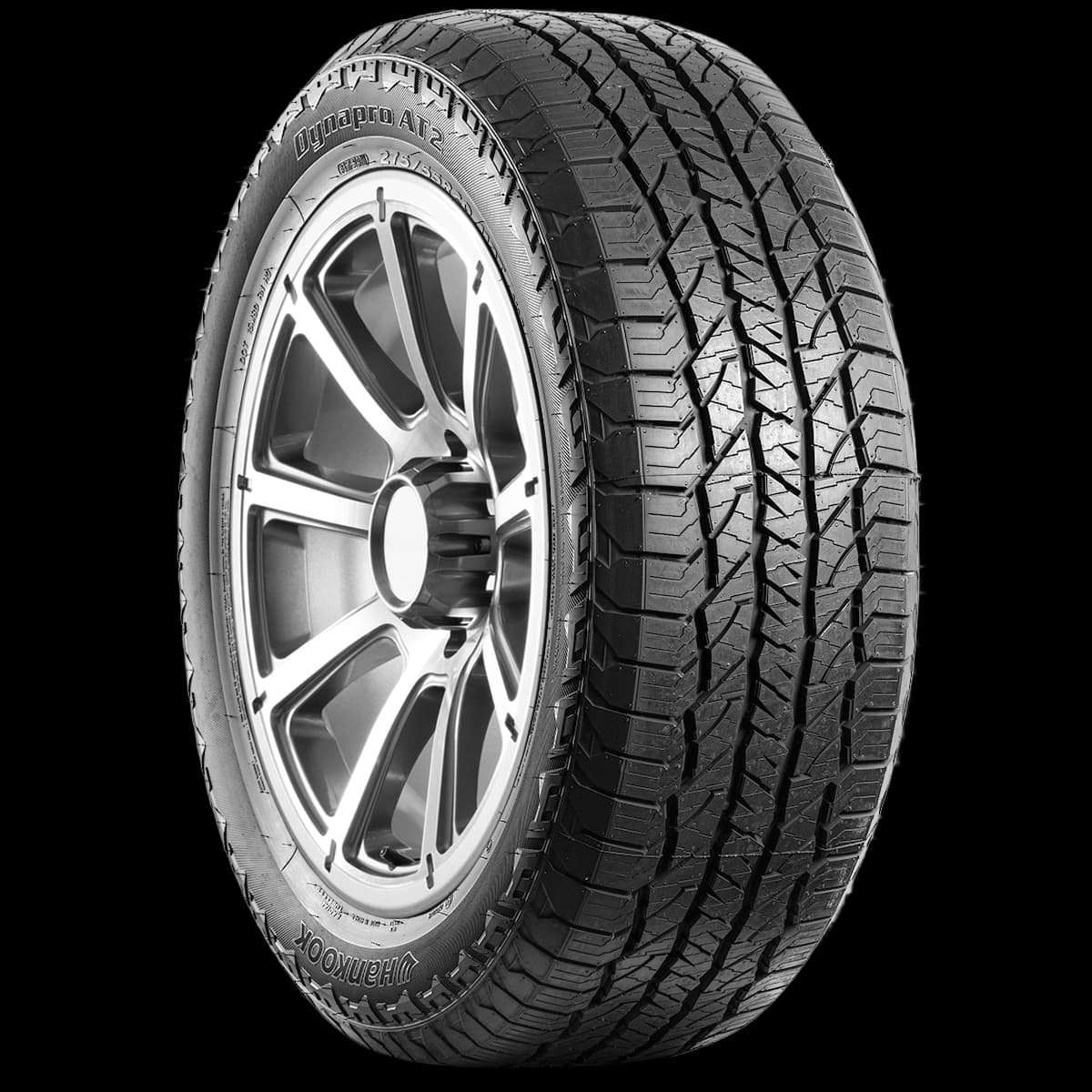 Hankook Dynapro AT2 20" angled tire
