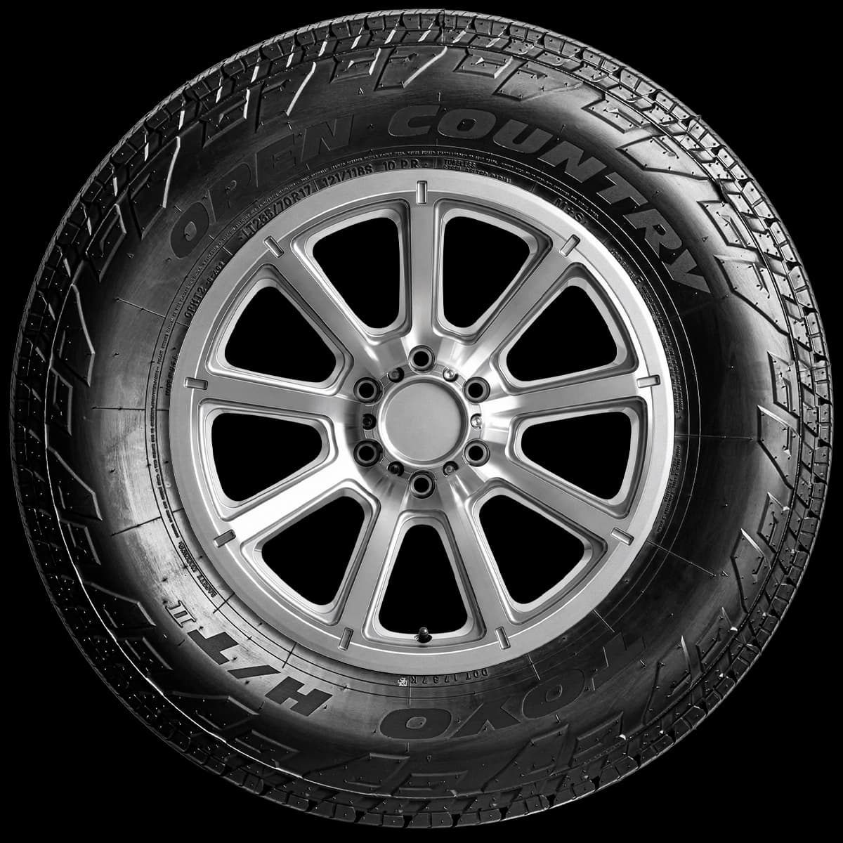 Toyo Open Country H/T II 17" side tire