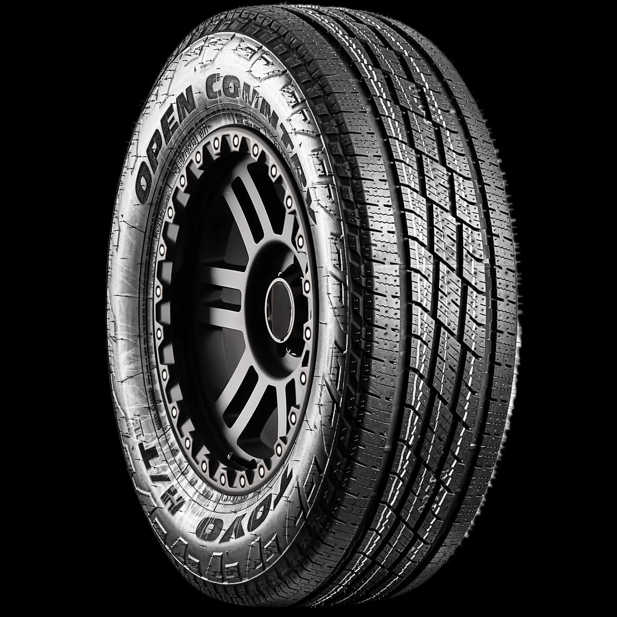 Toyo Open Country H/T II 17" angled tire