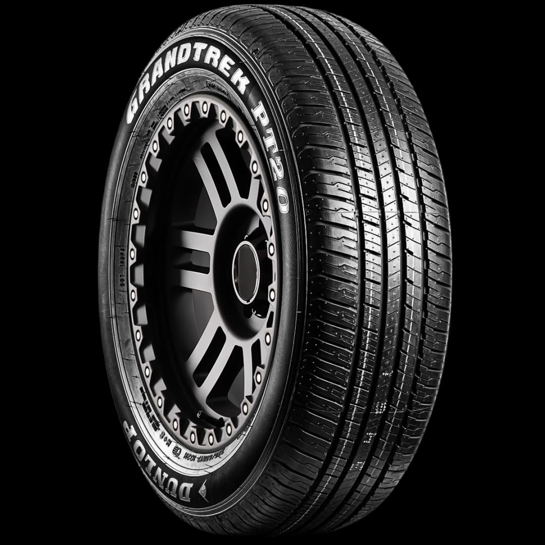 Dunlop Grandtrek PT20 17" angled tire