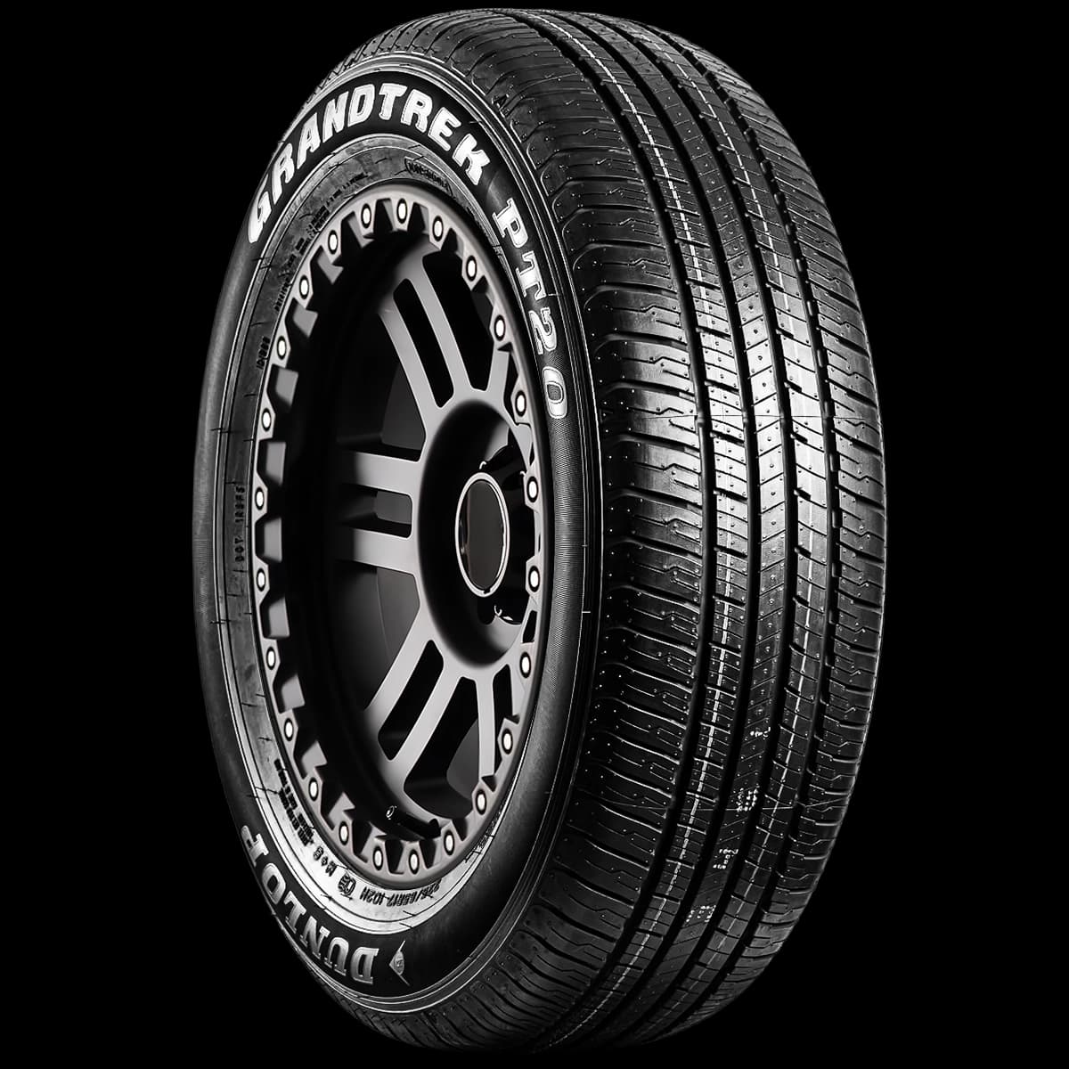 Dunlop Grandtrek PT20 17" angled tire