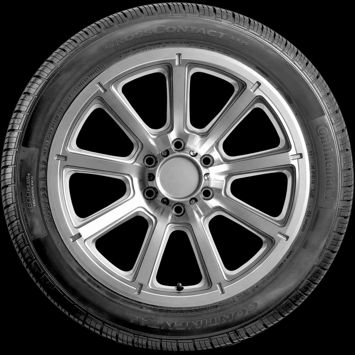 Continental CrossContact LX25 20" side tire