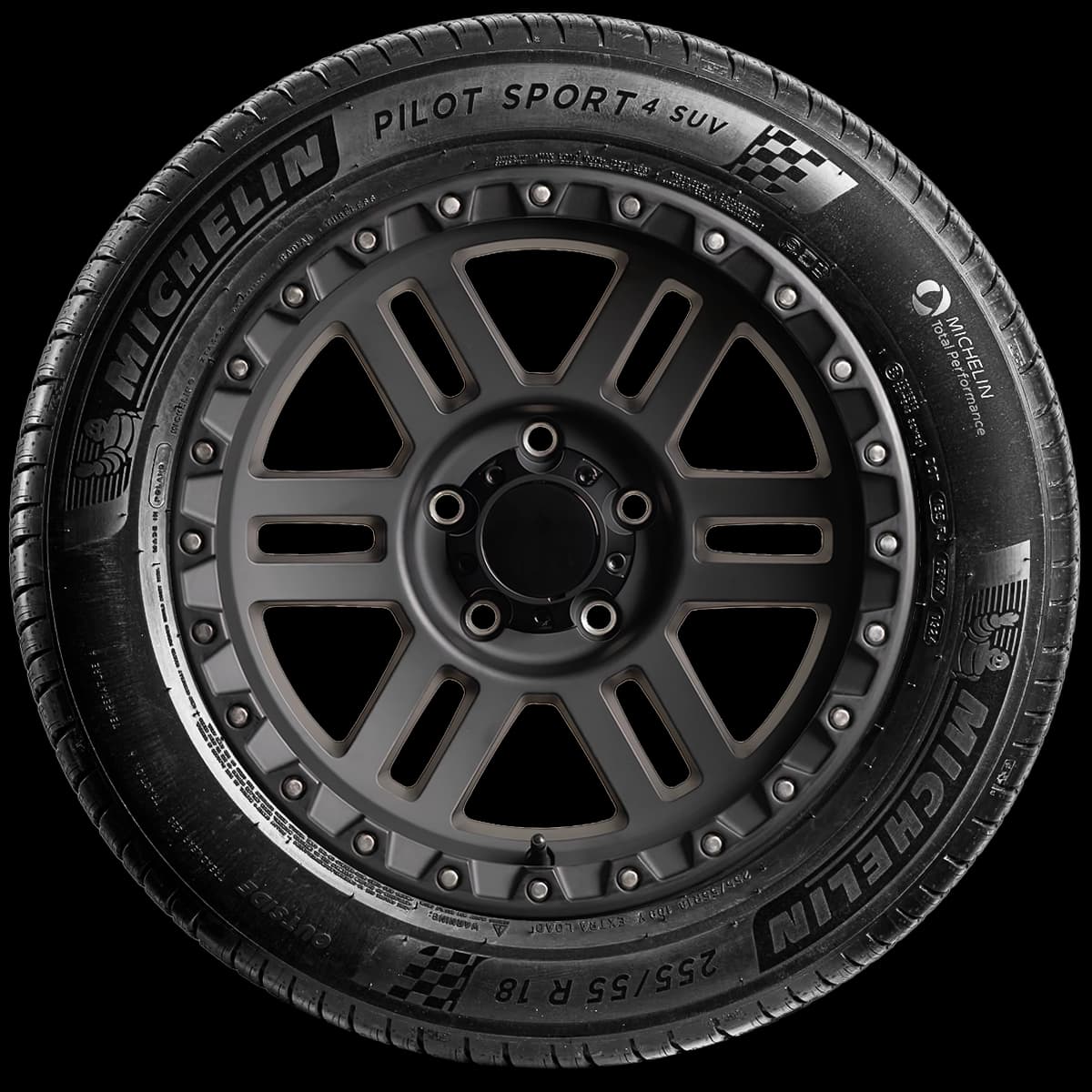 Michelin Pilot Sport 4 SUV 17" side tire
