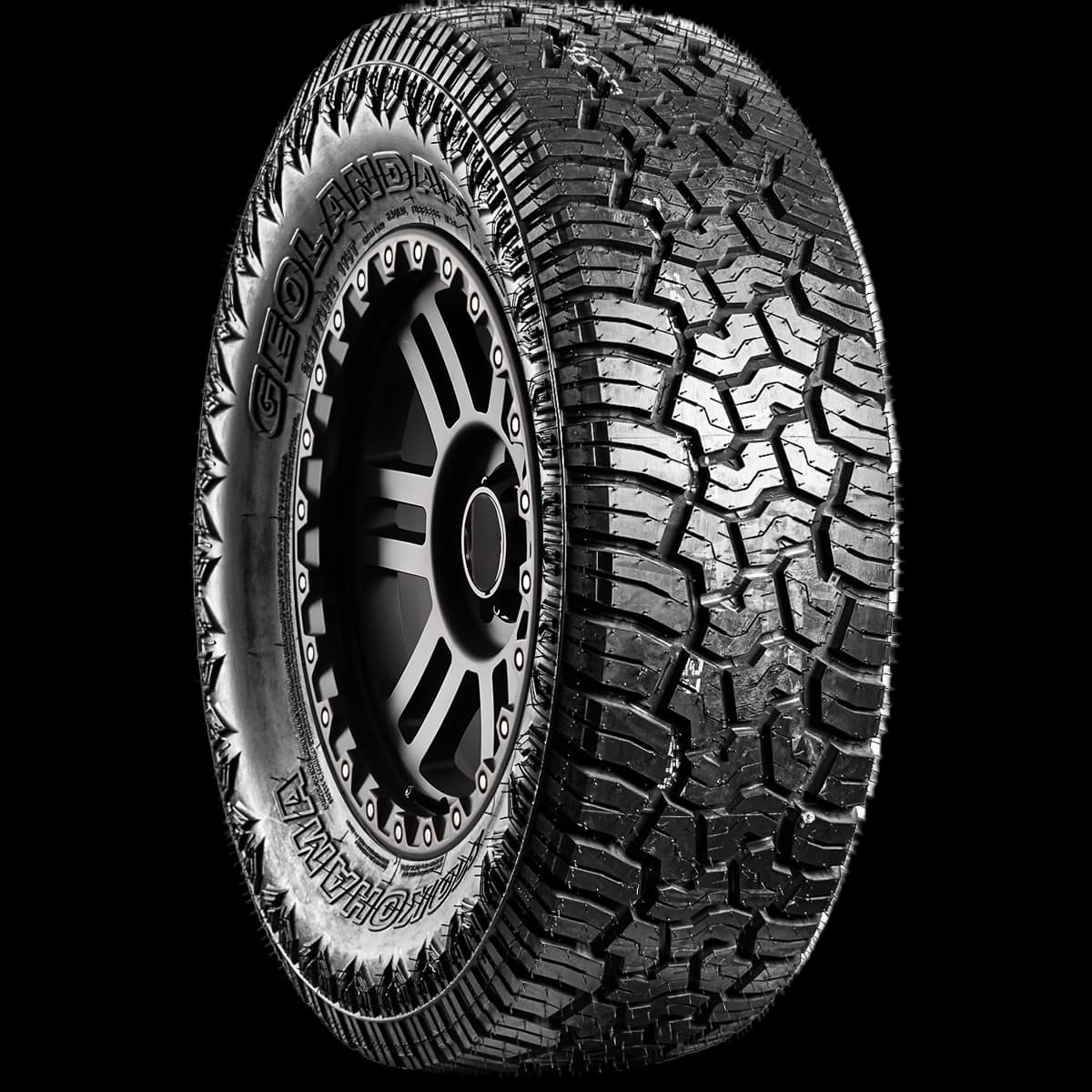 Yokohama Geolandar X-AT 17" angled tire