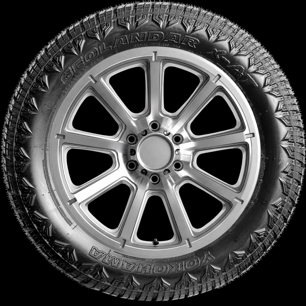 Yokohama Geolandar X-AT 20" side tire