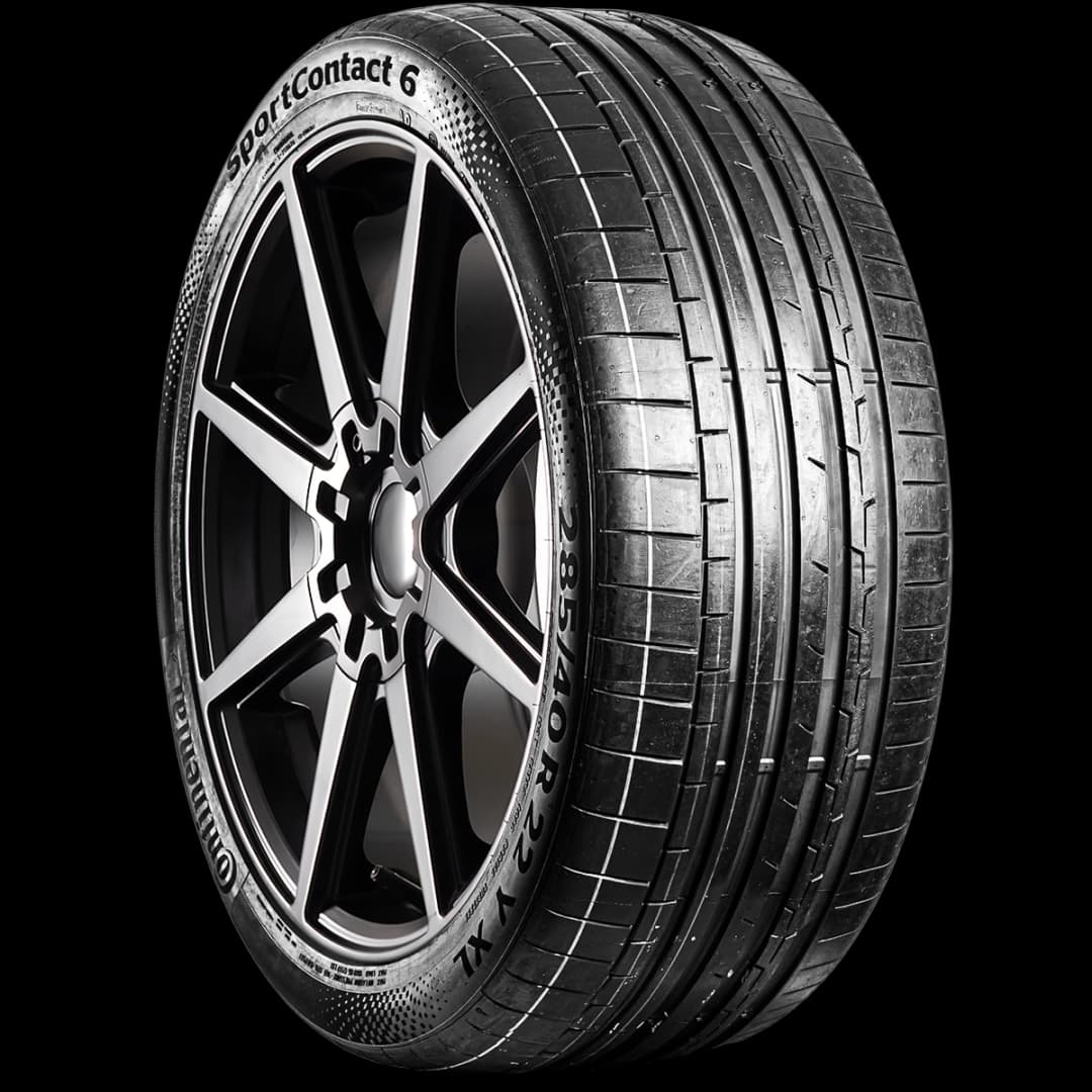 Continental SportContact 6 with Silent Tech 20" angled tire