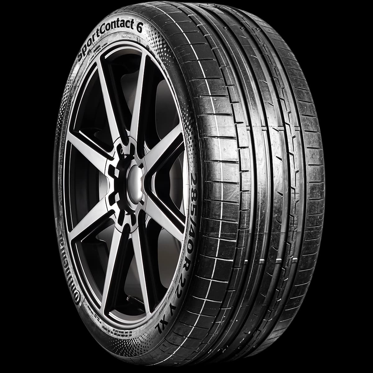Continental SportContact 6 with Silent Tech 20" angled tire