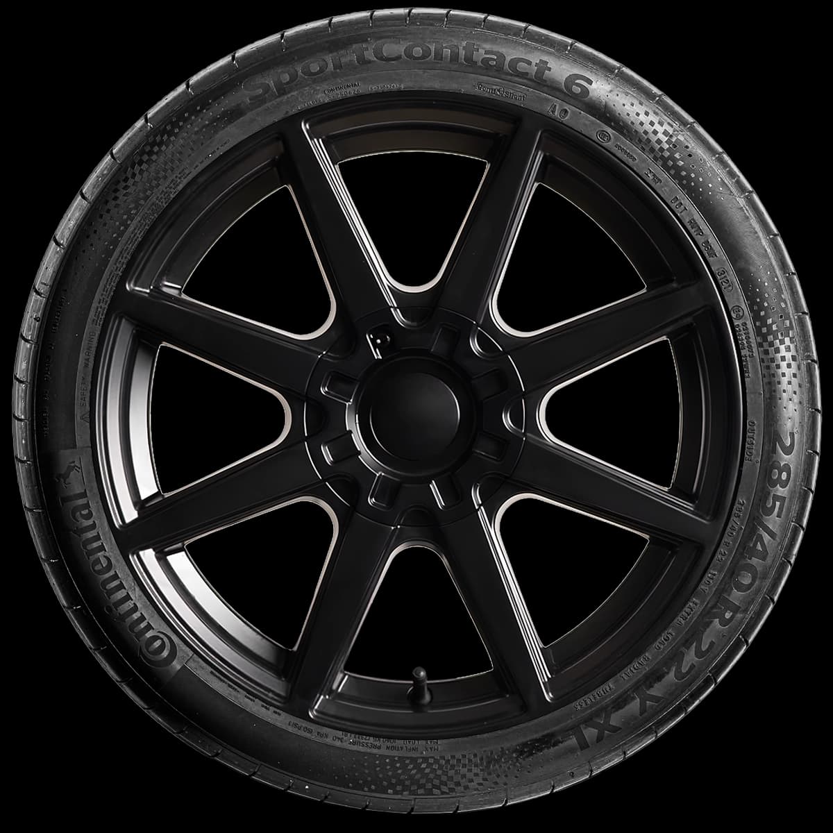 Continental SportContact 6 with Silent Tech 20" side tire