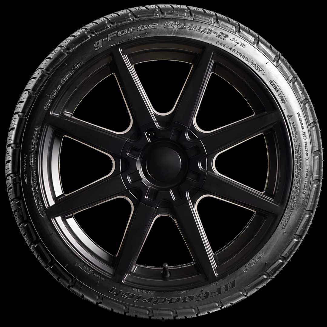 BFGoodrich g-Force Comp-2 A/S Plus 20" side tire