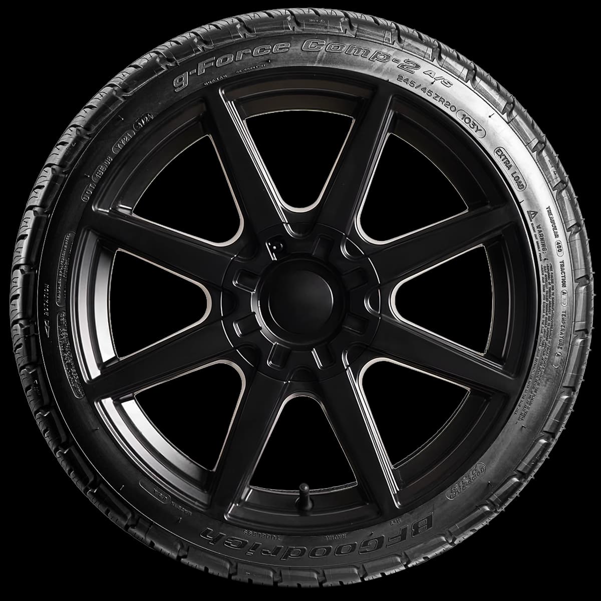 BFGoodrich g-Force Comp-2 A/S Plus 20" side tire