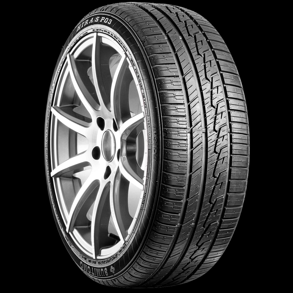 Sumitomo HTR A/S P03 20" angled tire