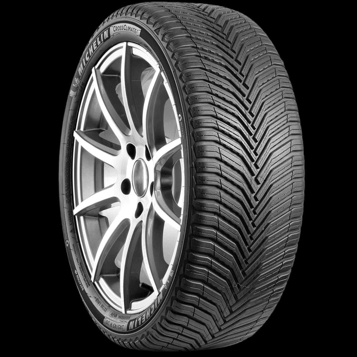 Michelin Cross Climate 2 A/W 20" angled tire