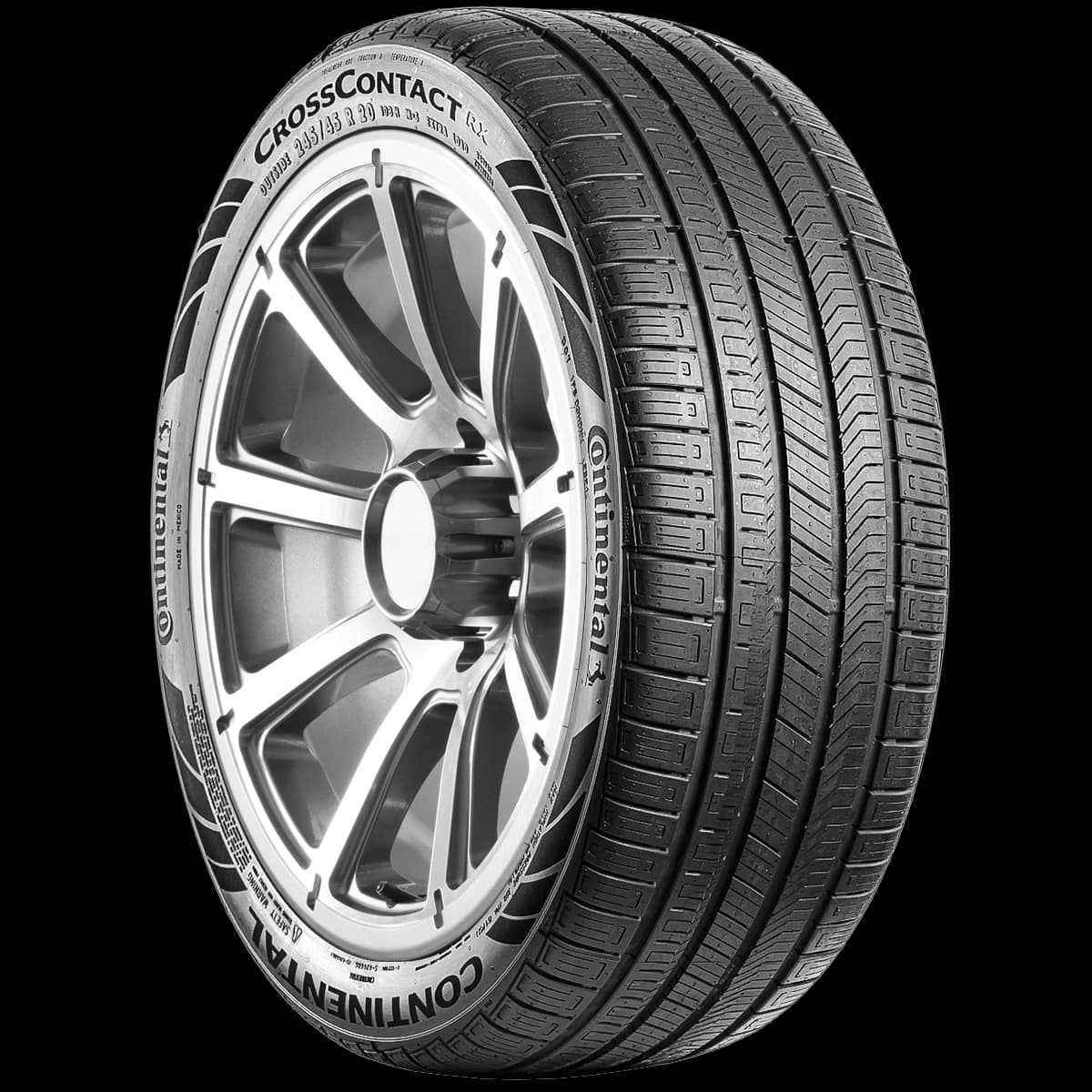 Continental CrossContact RX 20" angled tire