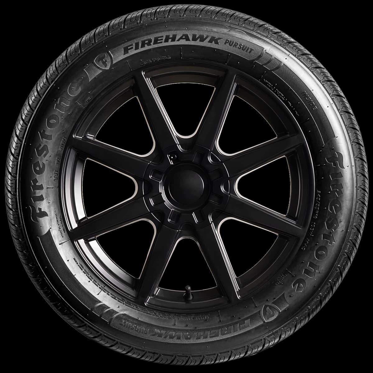 Firestone Firehawk Pursuit 17" side tire