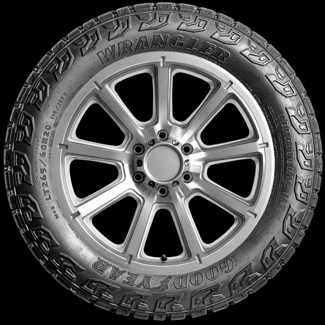 Goodyear Wrangler Territory MT 20" side tire