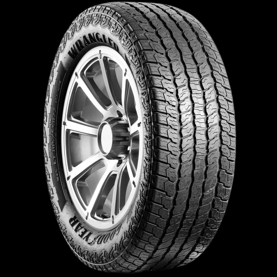 Goodyear Wrangler Territory AT 20" angled tire
