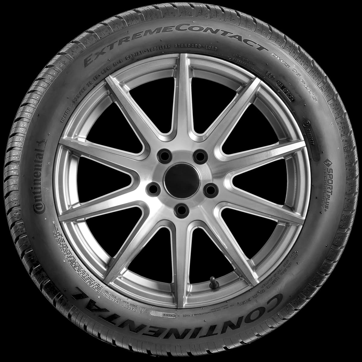 Continental ExtremeContact DWS06 Plus 17" side tire
