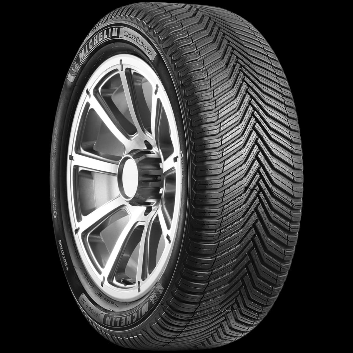 Michelin Cross Climate 2 A/W CUV 20" angled tire