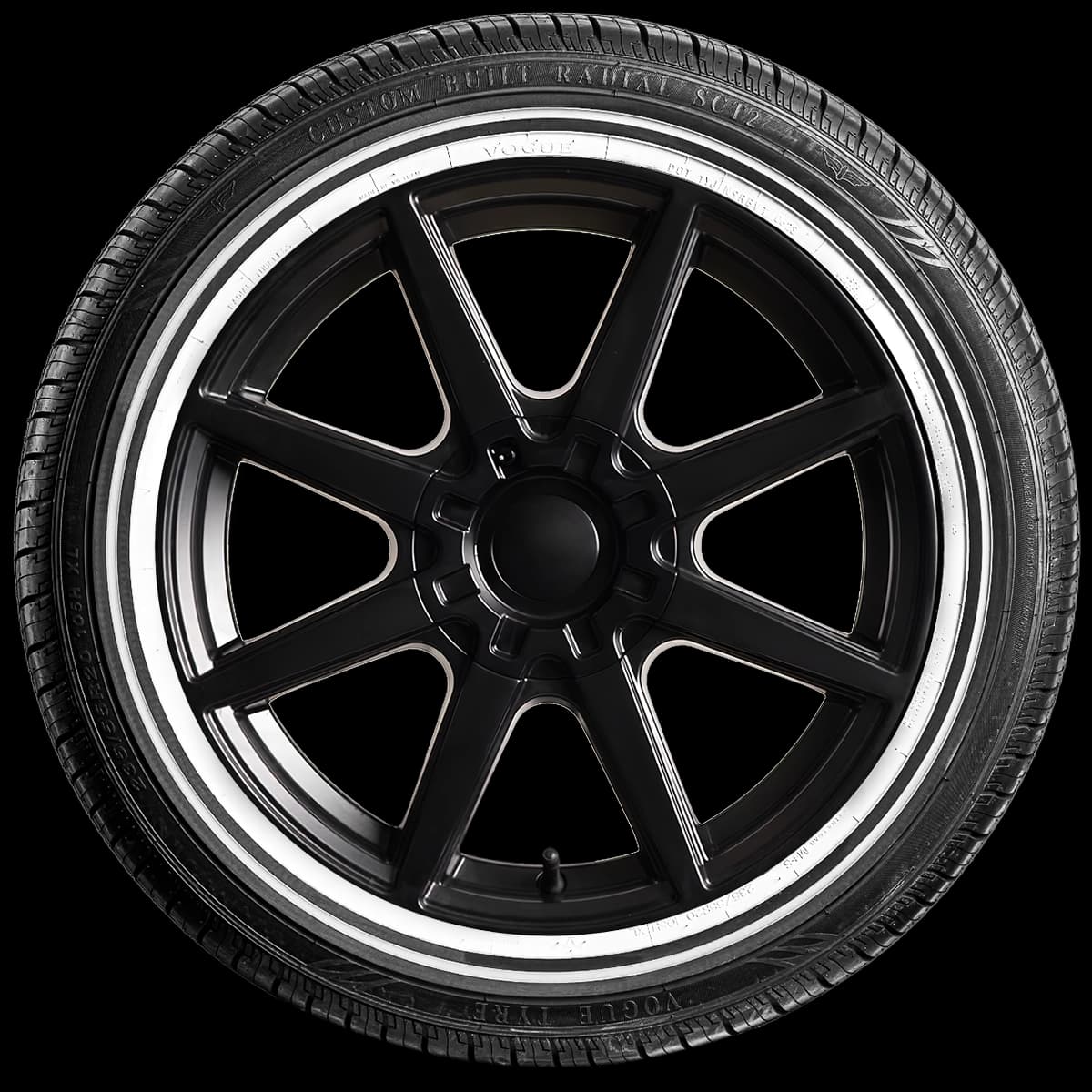 Vogue Custom Built Radial SCT2 Gold Stripe 20" side tire