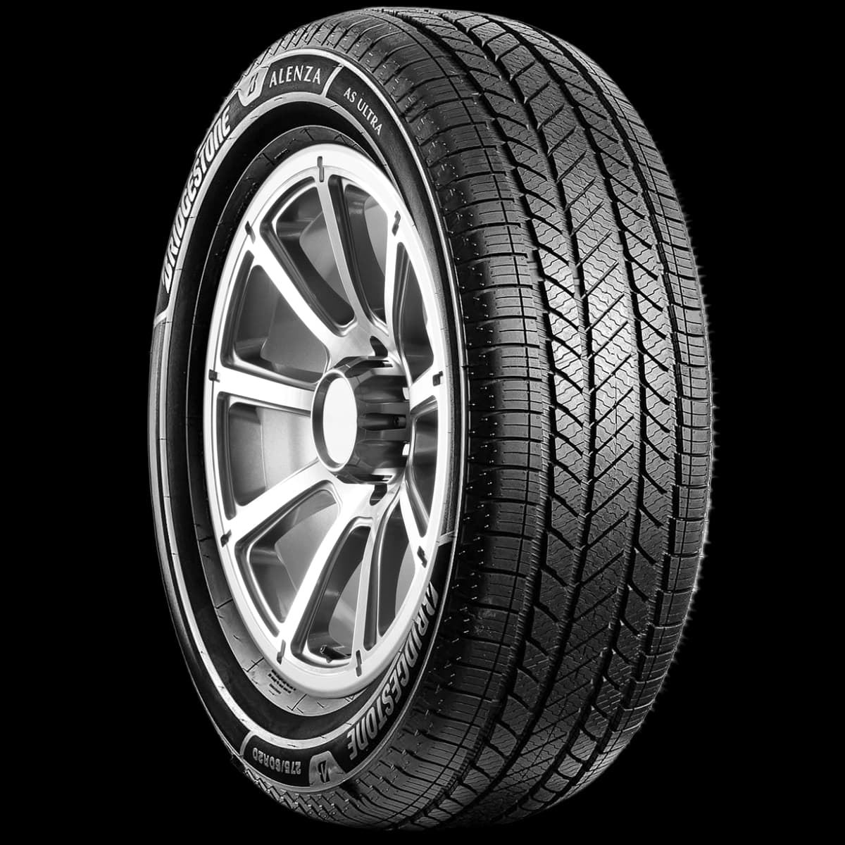 Bridgestone Alenza AS Ultra 20" angled tire