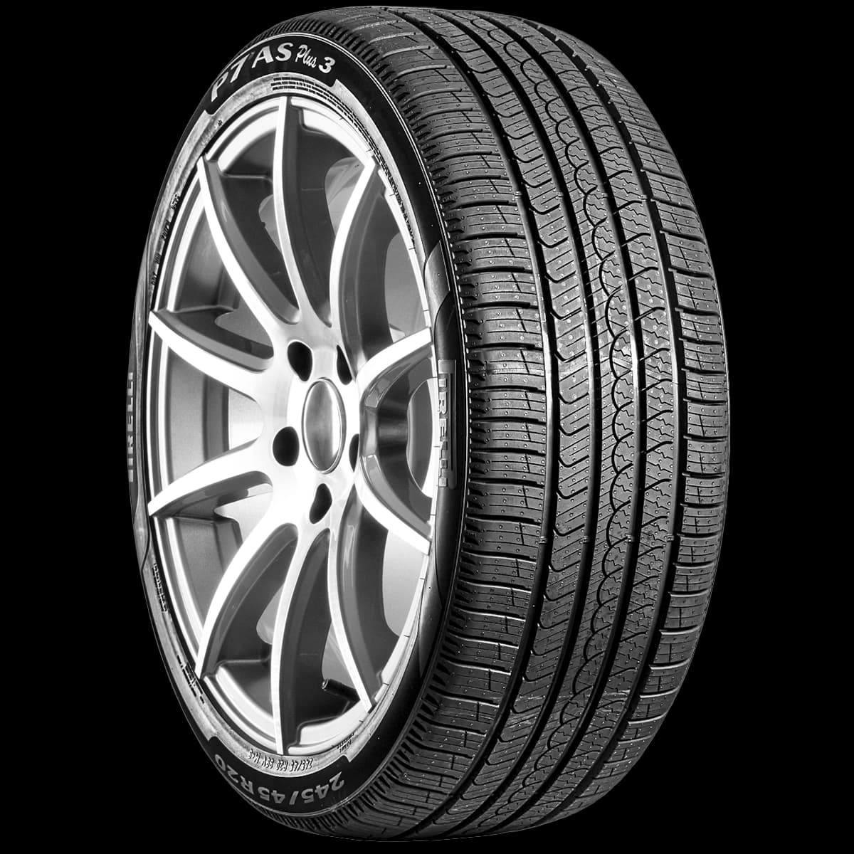 Pirelli Cinturato P7 AS+ 3 20" angled tire