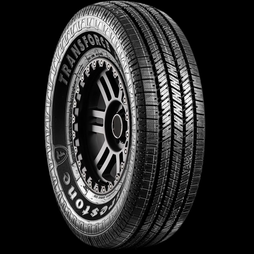 Firestone Transforce HT 17" angled tire