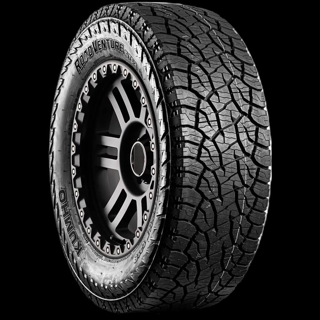 Kumho Road Venture AT52 20" angled tire