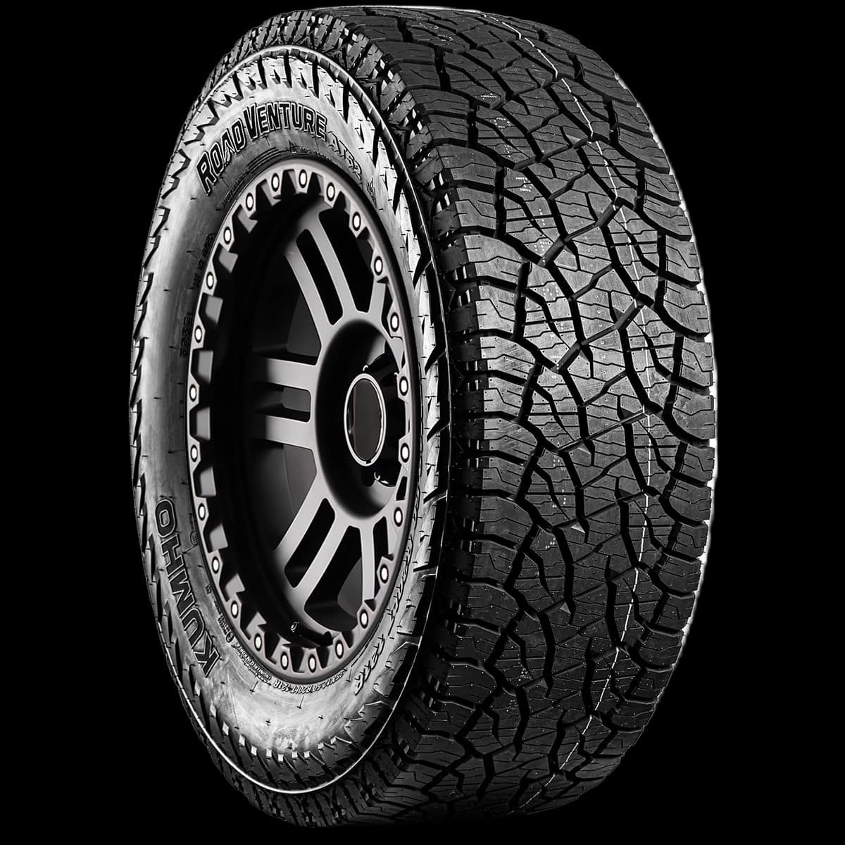 Kumho Road Venture AT52 20" angled tire