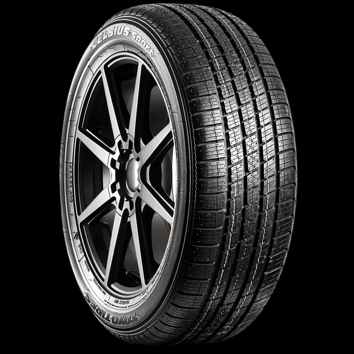 Toyo Celsius Sport 17" angled tire